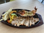 Lobster & Okinawa Pork Sirloin Steak Plate Set